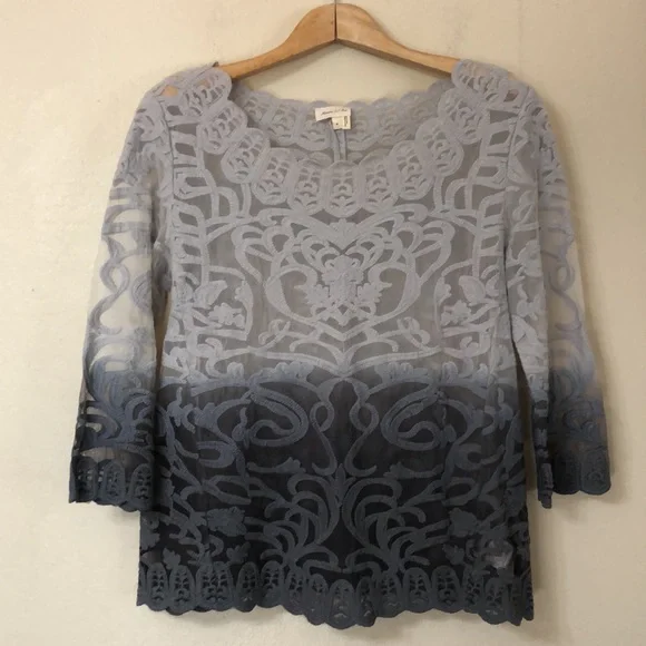 Anthropologie Meadow Rue Ombré Caela Top - Picture 6 of 10